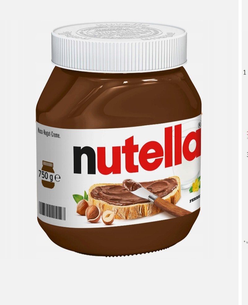 Nutella 750g z Niemiec | Gryfice | Kup teraz na Allegro Lokalnie