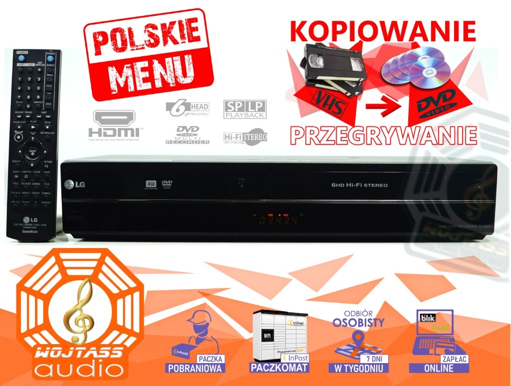 Vhs na Dvd Lg Niska cena na Allegro.pl