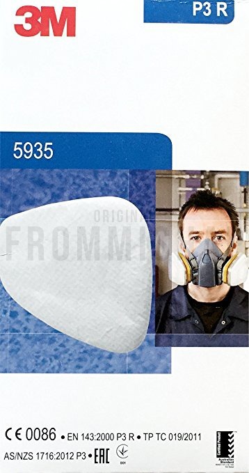 Оригинальный многоразовый фильтр 3M 5935 P3 99,95% Mask