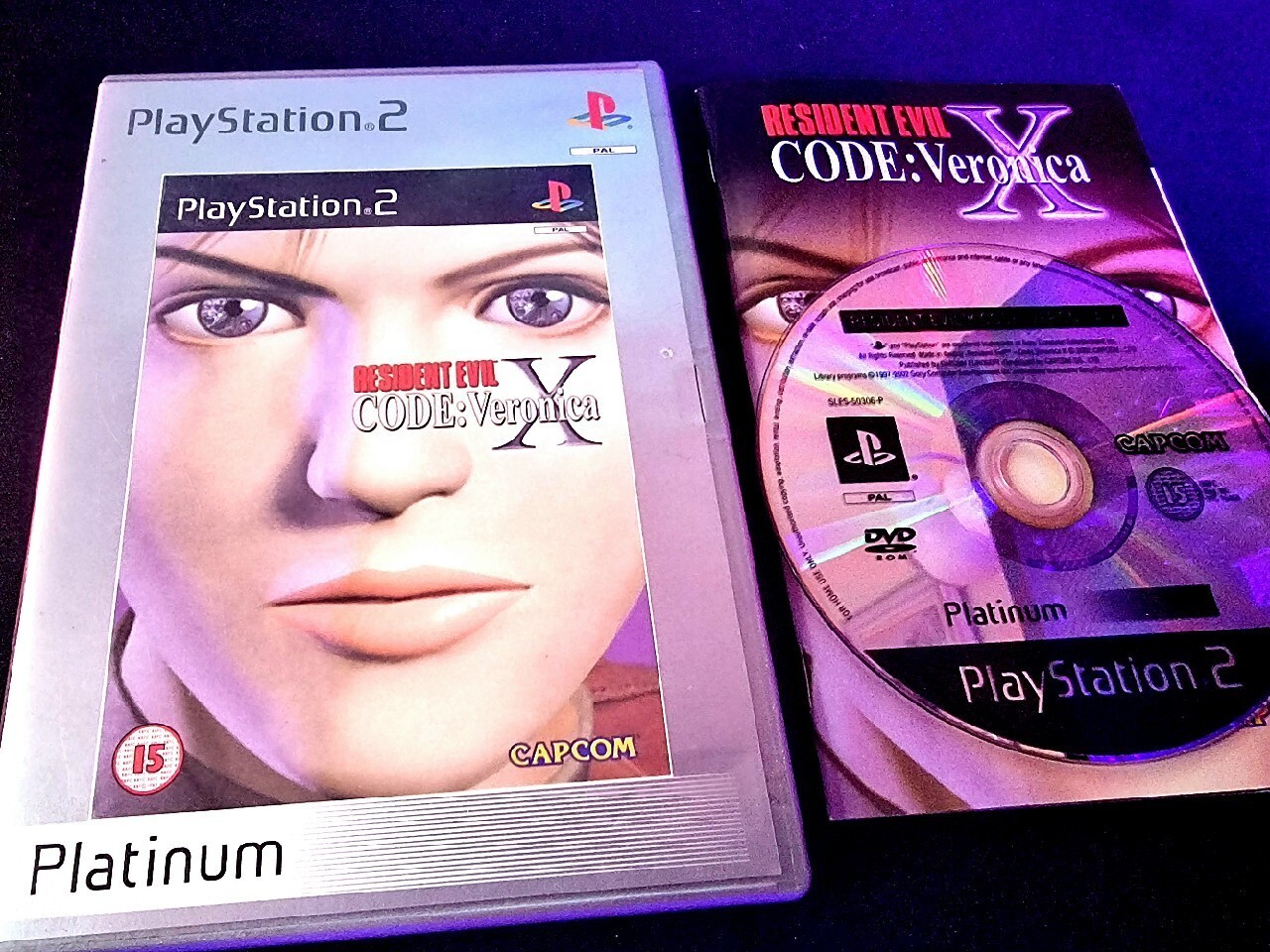 Resident Evil-Code Veronica X Playstation 2 PS2 Platinum 