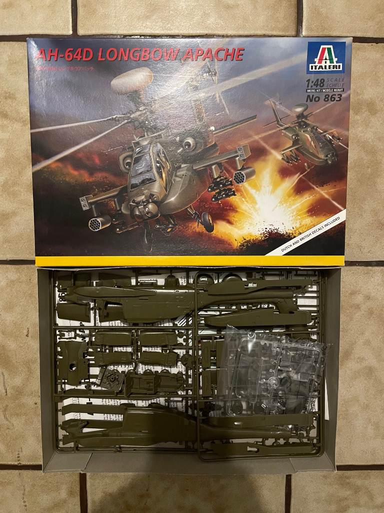 Italeri 863 AH64D Apache Longbow 148 Warszawa Licytacja na