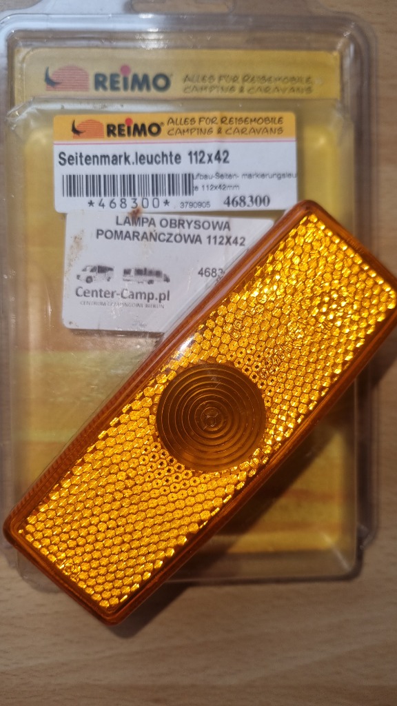 ЛАМПОЧКА ГАБАРИТ БІЧНА REIMO 46830 112 X 42, ПРИЧІП KEMPINGOWA, TIR 