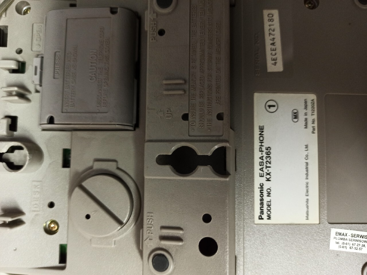 Telefon stacjonarny PANASONIC KX-T2365 przewodowy | Pozna? | Kup teraz na  Allegro Lokalnie