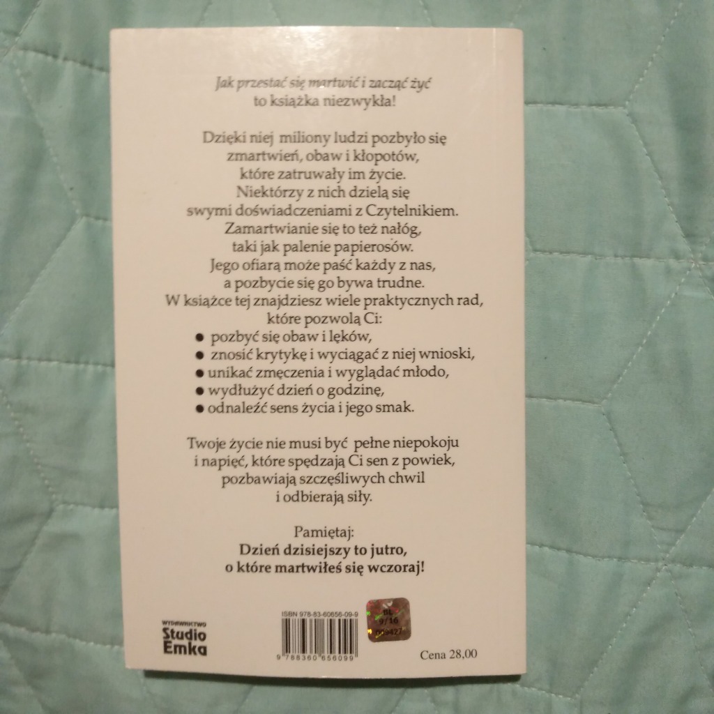 Jak Przestać Się Martwić I Zacząć żyć Dale Carnegie Pdf