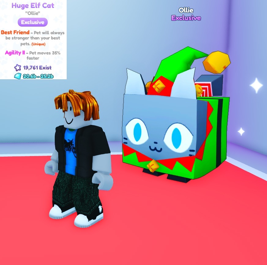 ROBLOX HUGE Elf CTA PET Simulator X PSX gems Gorzów Kup teraz na