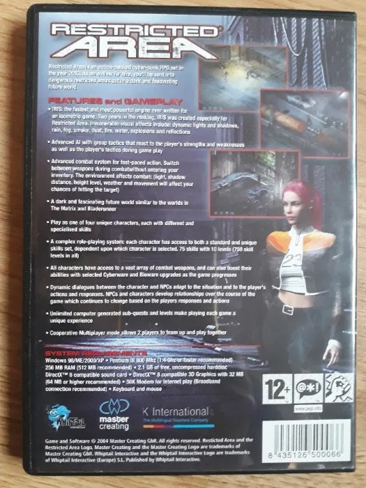 Restricted Area [2004] PC DVDBOX Warszawa Licytacja na Allegro