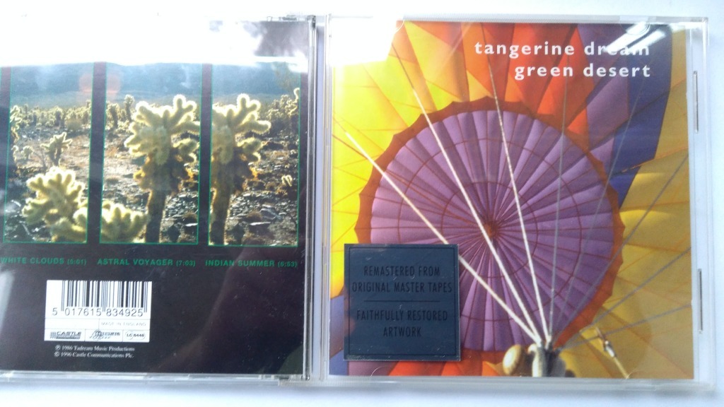 Tangerine Dream Green desert made in UK Kraków Licytacja na