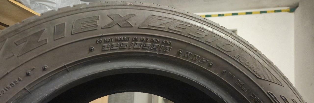 ШИНИ LETNIE, FALKEN ZIEX Z310 ECORUN, 225/55 R16 99V XL,/2024, 6-7 MM 