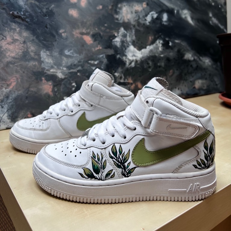 Nike air force 1 biale kr贸tkie cheap