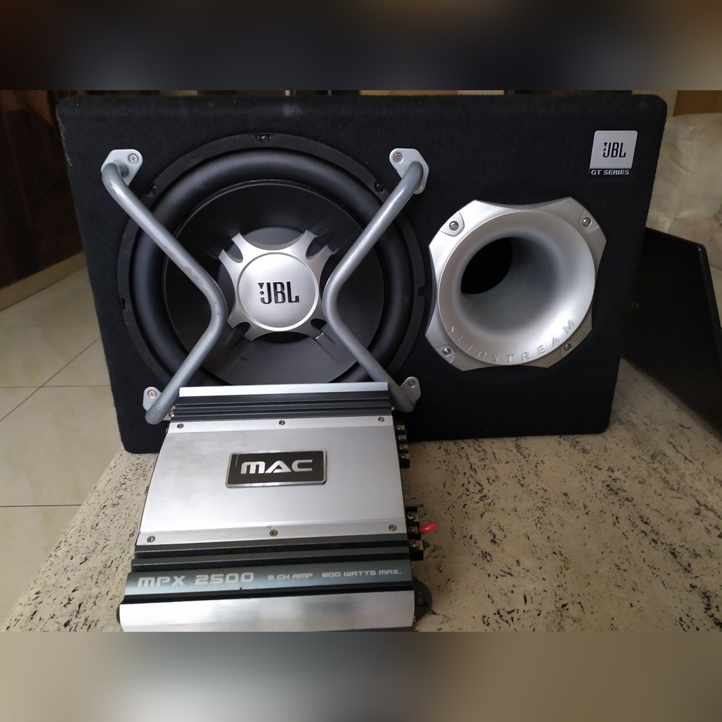 Subwoofer JBL GT51204BR, Wzmacniacz MAC MPX 2500 Nowy Sącz Kup