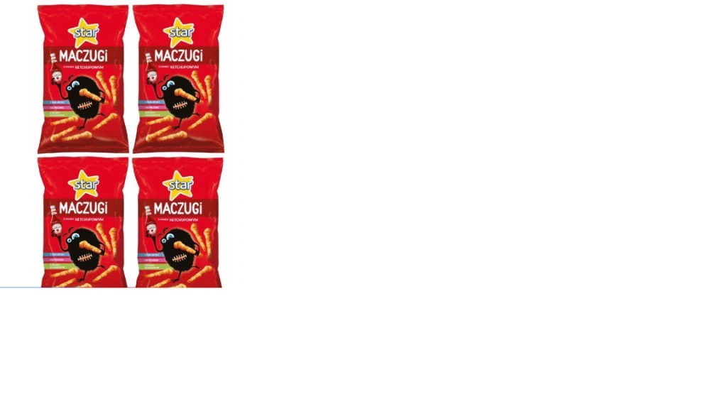 Maczugi Chrupki Ketchupowe CHIPSY 4x80g Rodaki Kup teraz na Allegro