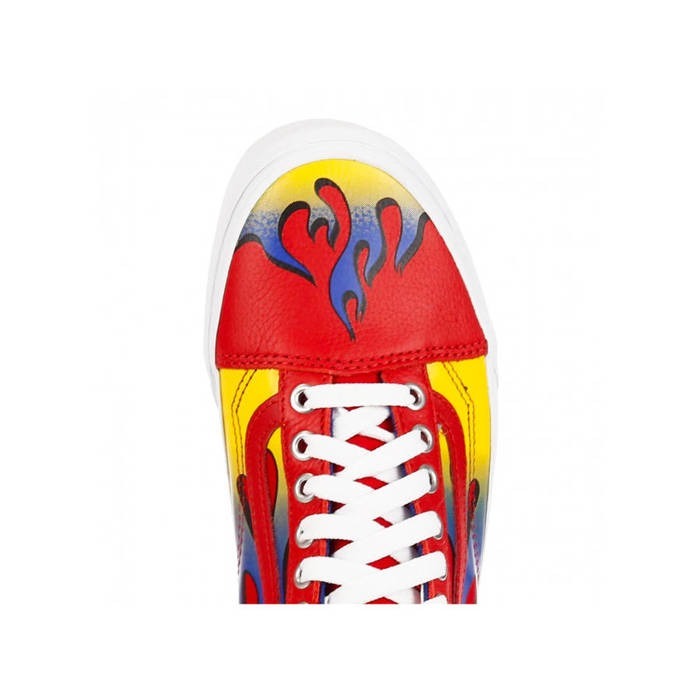 Vans old skool z płomieniem cheap