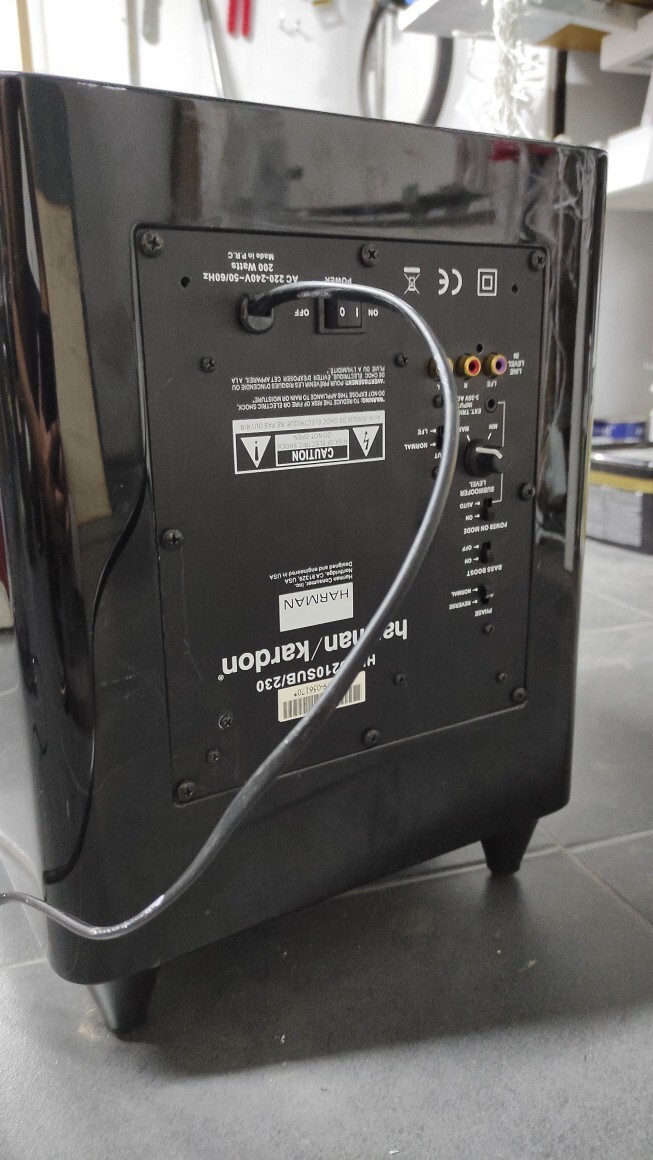 Harman Kardon subwoofer HKTS210SUB/230 STAROGARD GDAŃSKI Licytacja