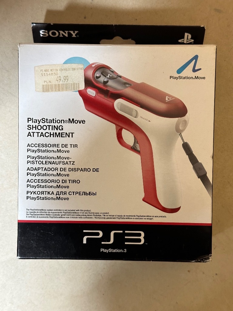Sony PlayStation Move Shooting Attachment Gun Wrocław Licytacja na
