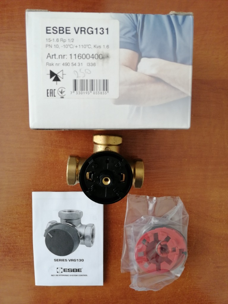 ESBE VRG 131 zawor trojdrogowy, mieszajacy DN15 | Warszawa | Kup teraz ...