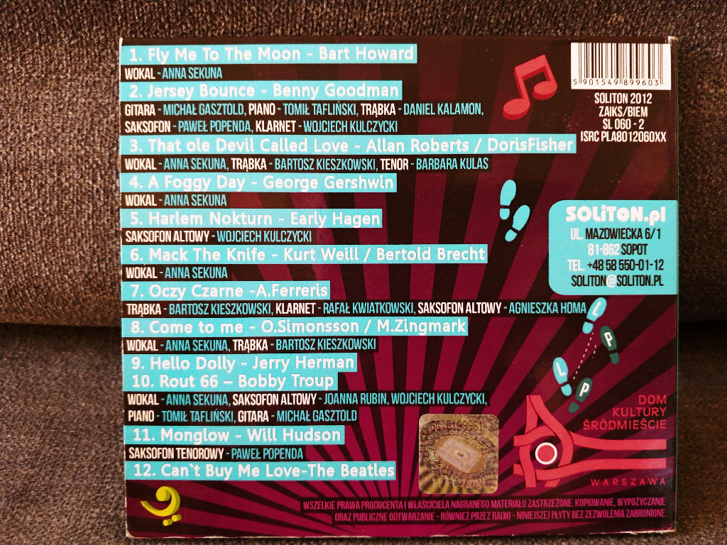 BIG BAND Jazz Combo Volta Golden Swing Standards Łódź Kup teraz na