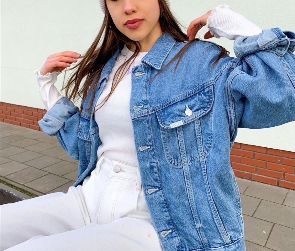 LEE kurtka katana jeansowa leexh&m lata 90 | Warszawa | Kup teraz