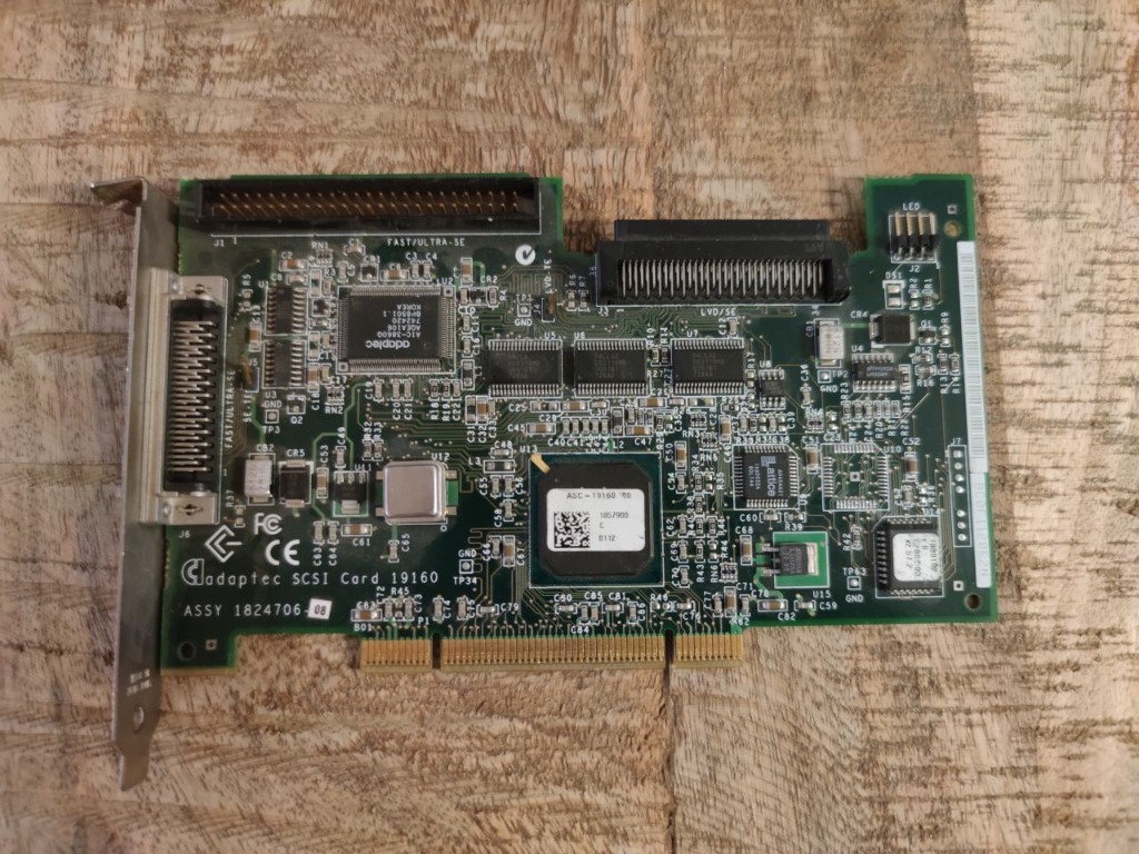 Kontroler SCSI Adaptec SCSI Card 19160 Sprawny Warszawa Kup teraz