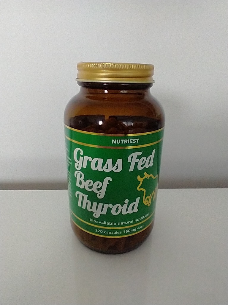 grass fed beef thyroid tarczyca wołowa 200kaps Bydgoszcz Kup teraz
