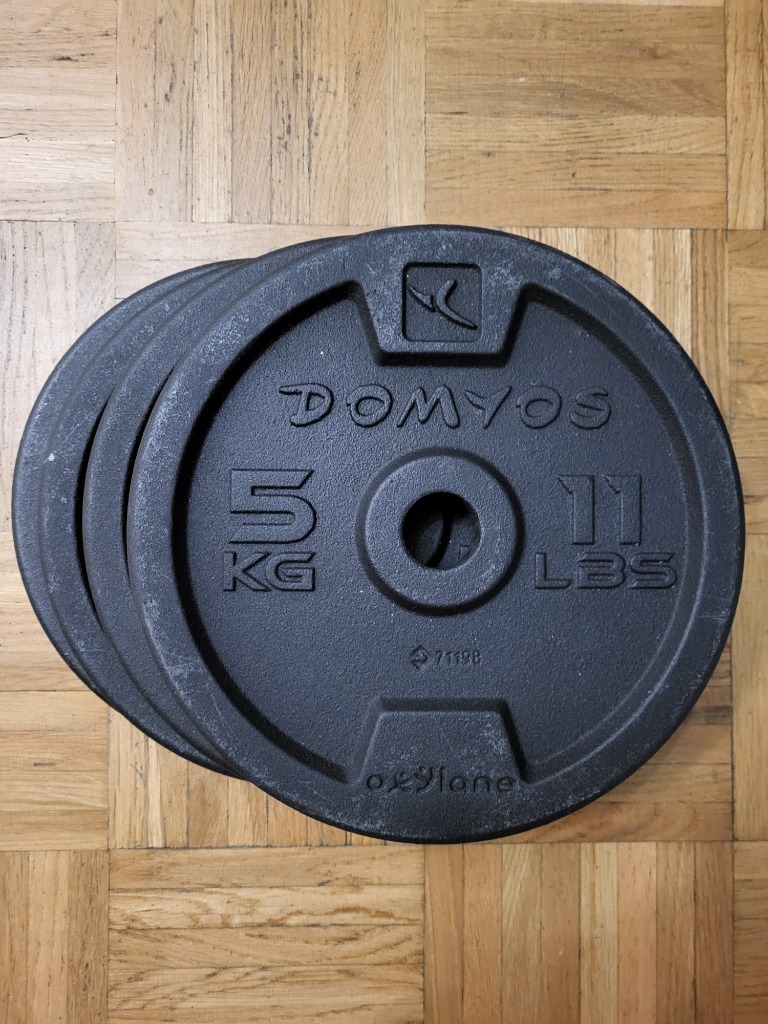 Talerz Domyos 5kg x 4, średnica 28mm | Wrocław | Kup teraz na Allegro ...