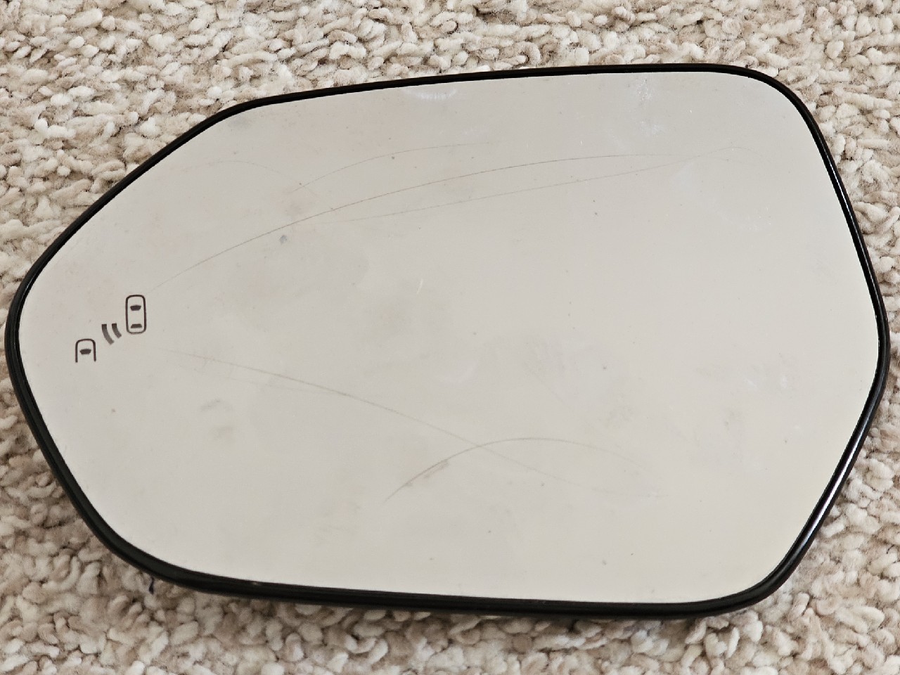 ВКЛАДКА ДЗЕРКАЛА SZKLO, TOYOTA COROLLA E21 ЛІВЕ 9302-303 
