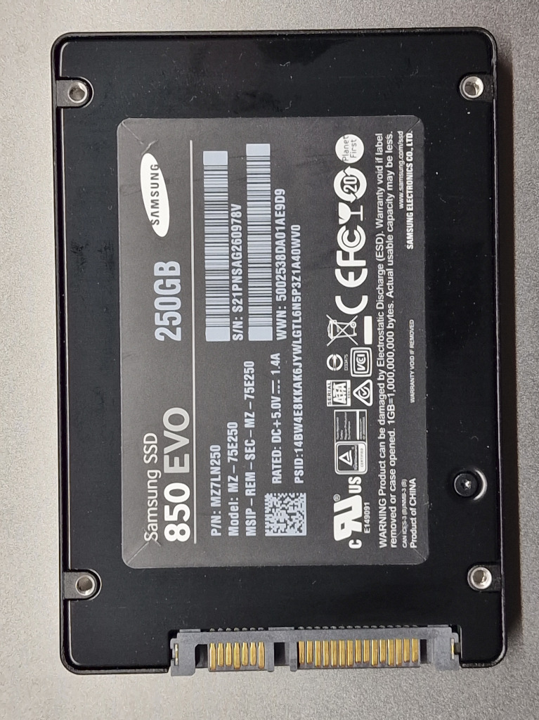 SSD Samsung 850 EVO 250GB Wrocław Kup teraz na Allegro Lokalnie