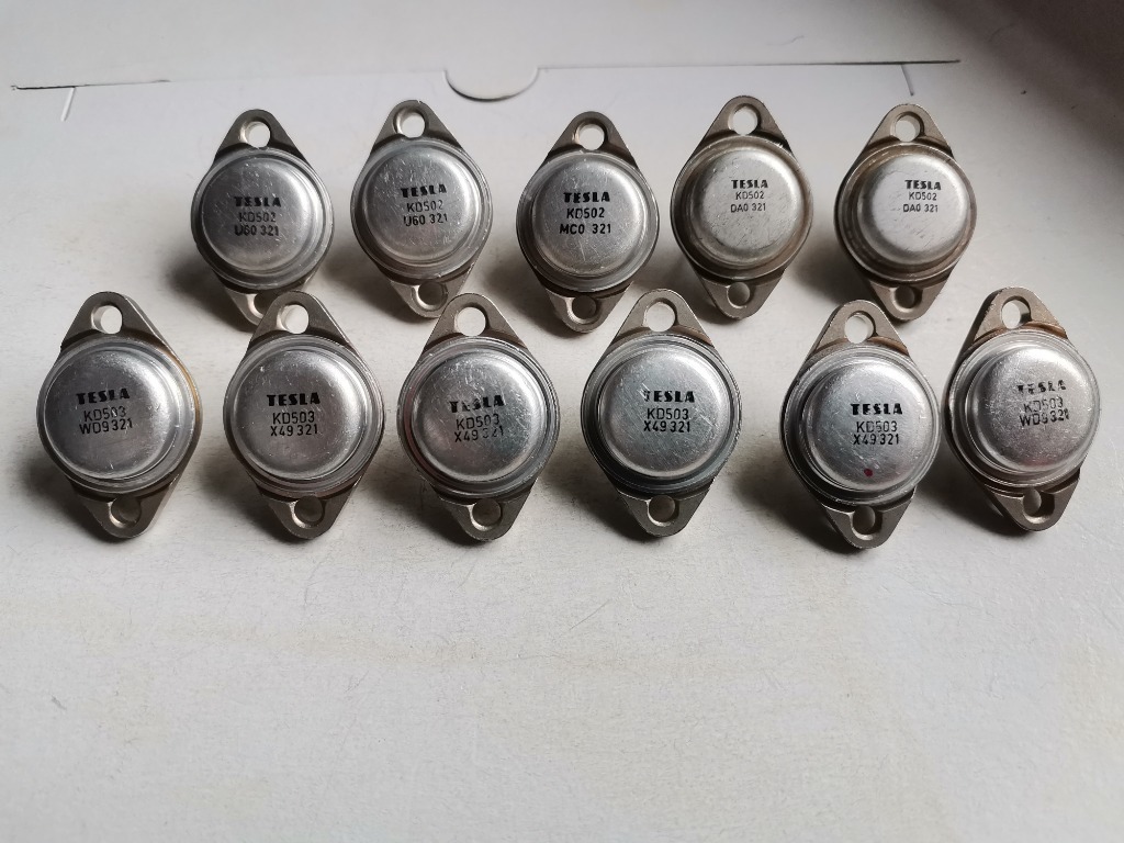 Tranzystor TESLA KD503 / KD502 13 szt. | Lewin Brzeski | Kup teraz na ...