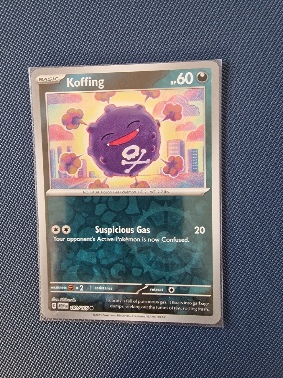 Koffing pokemon karta reverse holo (109 MEW) 151 Gdańsk Kup teraz na Allegro Lokalnie