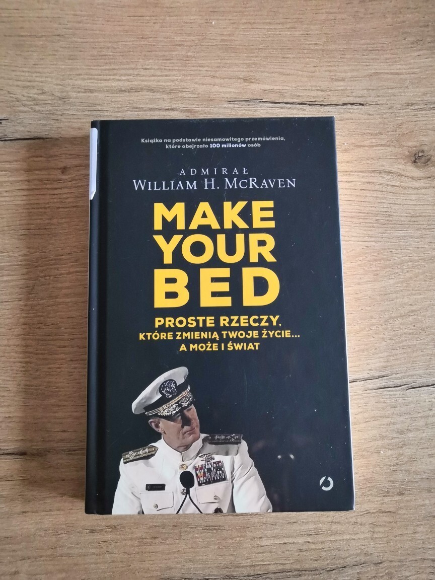 Make your bed William McRaven Rudno Kup teraz na Allegro Lokalnie