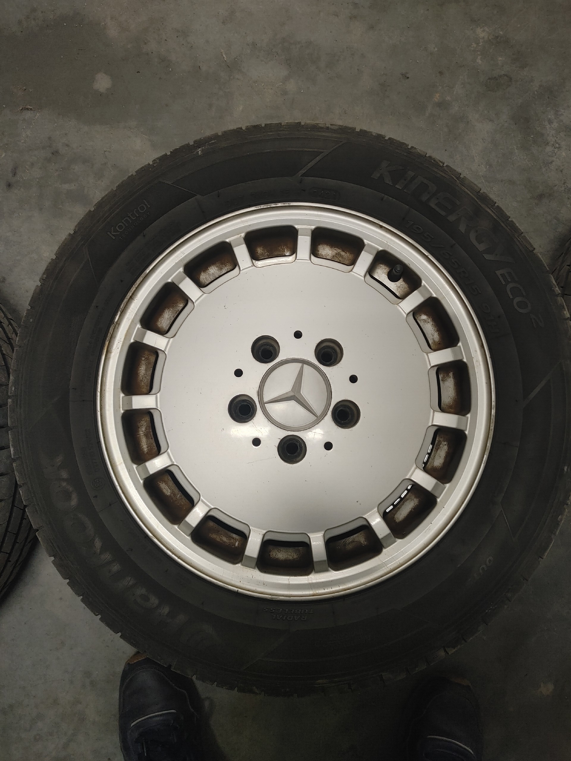 5X MERCEDES W124 W201 КОЛЕСА ДИСКИ GULLIDECKEL 15 6.5J ET48 LADNE, ОРИГІНАЛ 