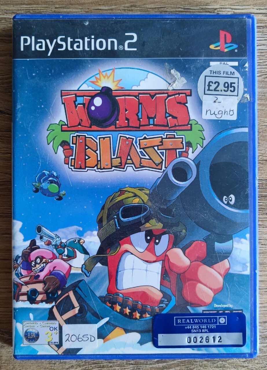 worms playstation 2