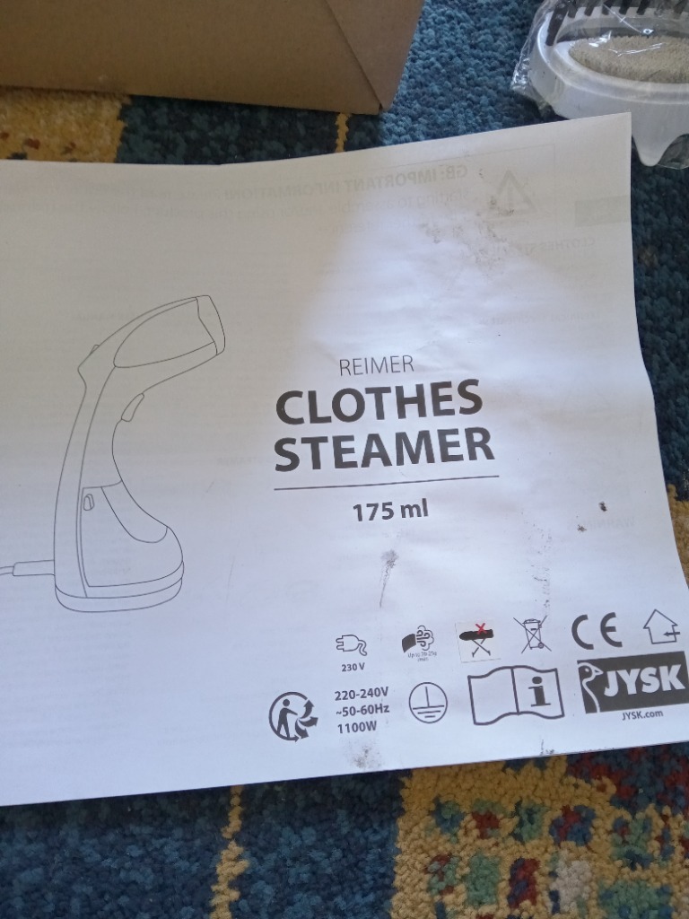 Parownica do odzie??y Reimer clothes steamer Jysk ??uk??w Kup teraz na