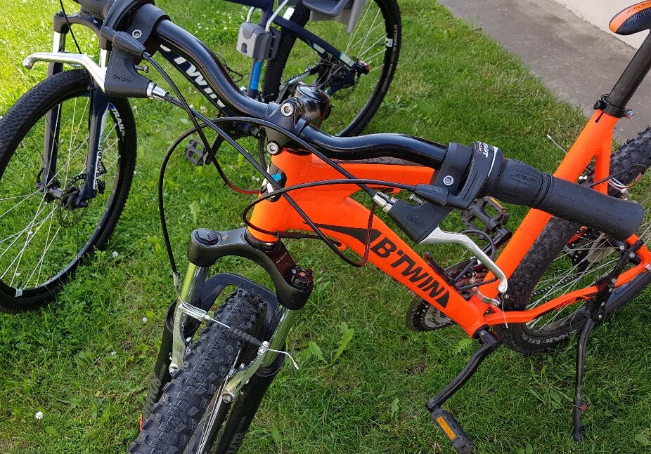 Rower MTB 26" Btwin Rockrider 340 Orange neon!!! Blachownia