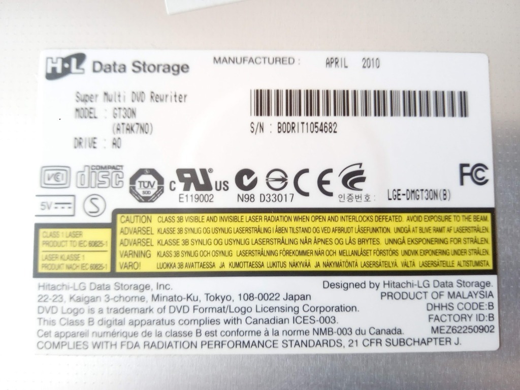 NAGRYWARKA LG SUPER MULTI DVD REWRITER SATA GT30N Danków Duży Kup