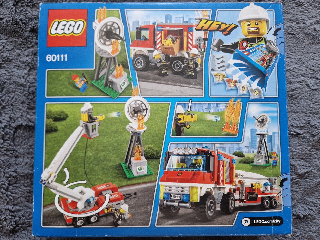 wóz strażacki lego 60111