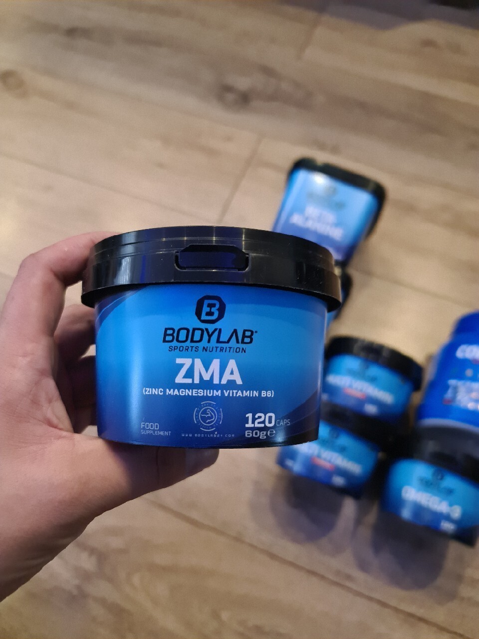 ZMA Bodylab 120caps cynk magnez witamina B6 Łobez Kup teraz na