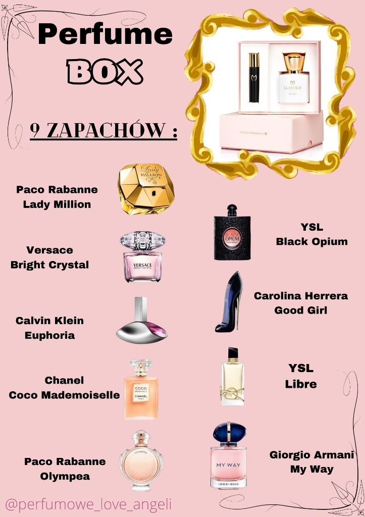 Perfume BOX od Glantier w 9 wyjątkowych zapachach BielskoBiała Kup