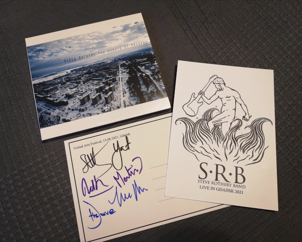 STEVE ROTHERY THE GHOSTS OF PRIPYAT CD + AUTOGRAFY | Poznań | Kup teraz ...