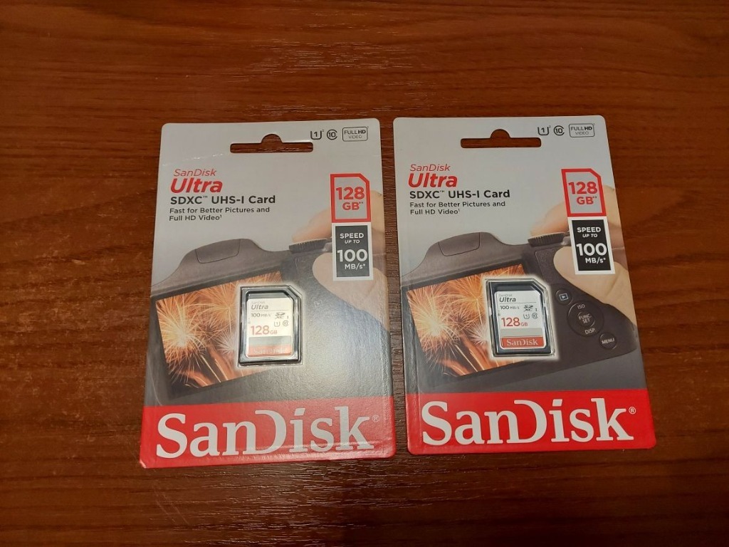 2x SanDisk 128GB Ultra 100 МБ / с карта памяти
