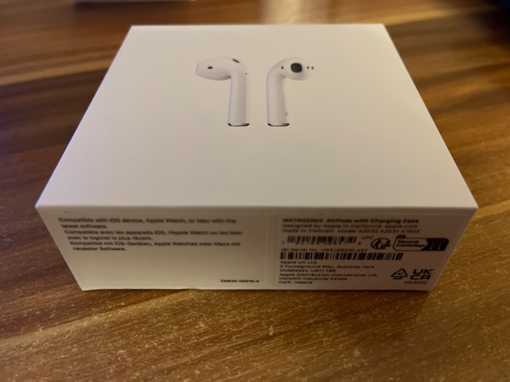 Zdjęcie oferty: Słuchawki douszne Apple AirPods II Biały 