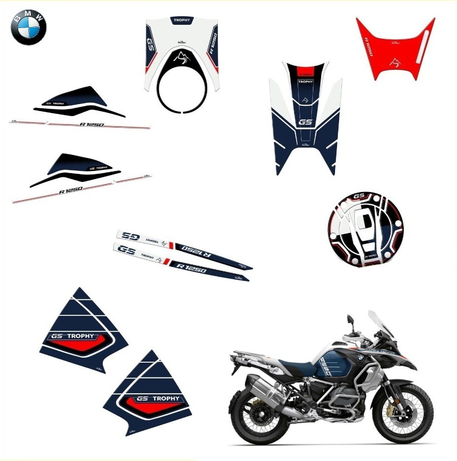 Naklejka tank pad zbiornik BMW R1250GS Trophy Hp | Oborniki | Kup teraz ...