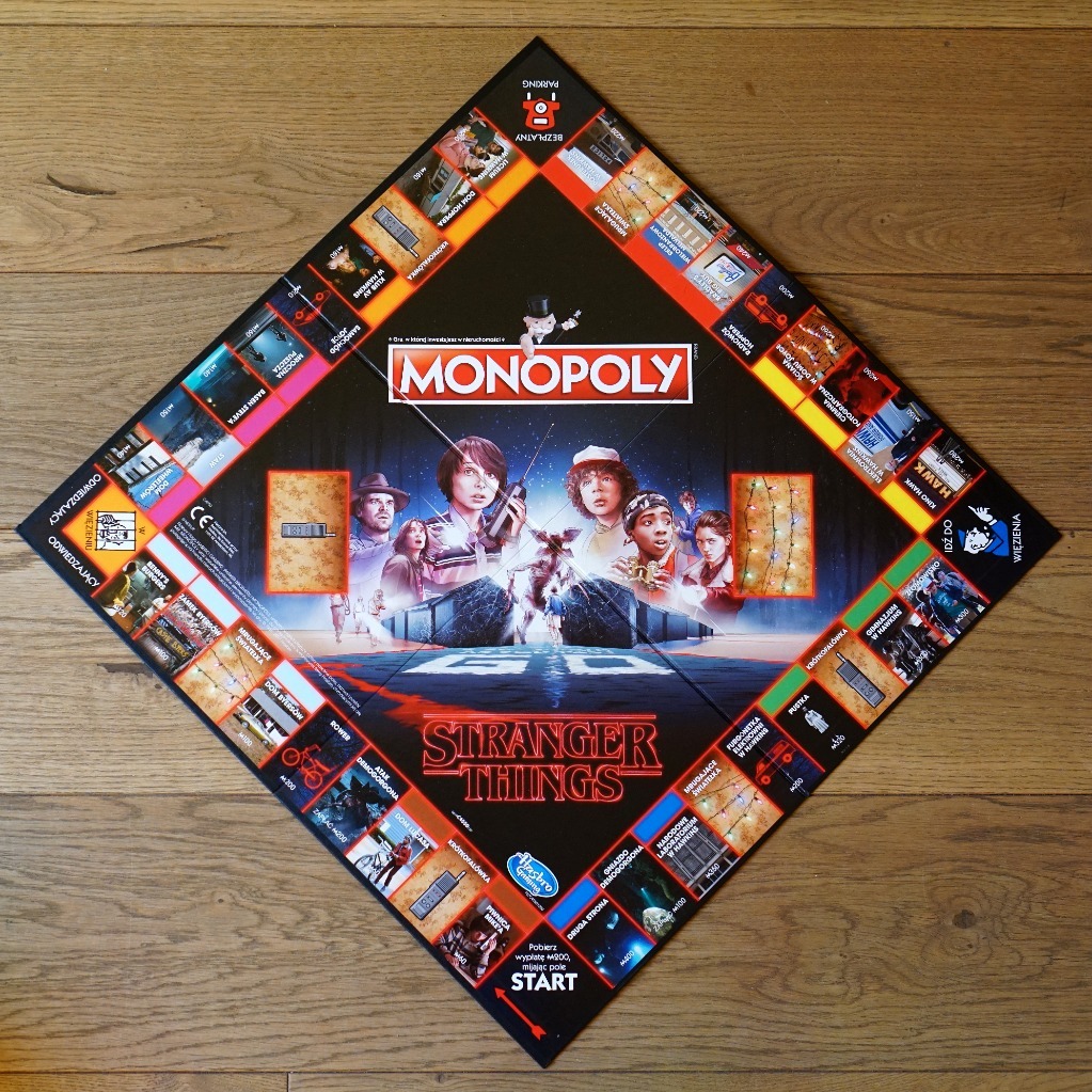 Gra planszowa Hasbro MONOPOLY STRANGER THINGS | Łódź | Kup teraz na ...