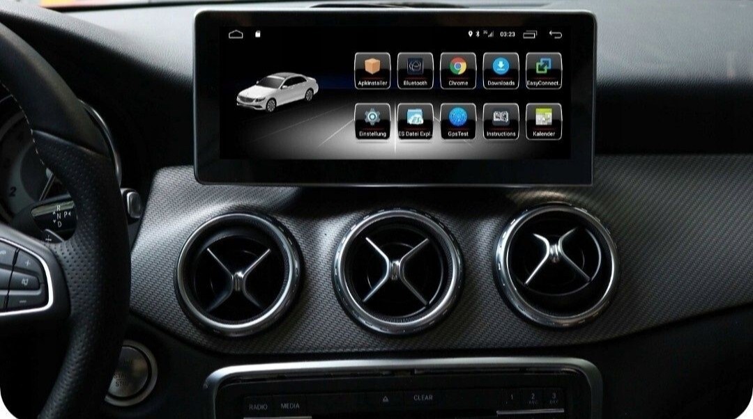 Radio, wyświetlacz Mercedes-Benz GLA, 2 DIN | Legnica | Kup teraz na