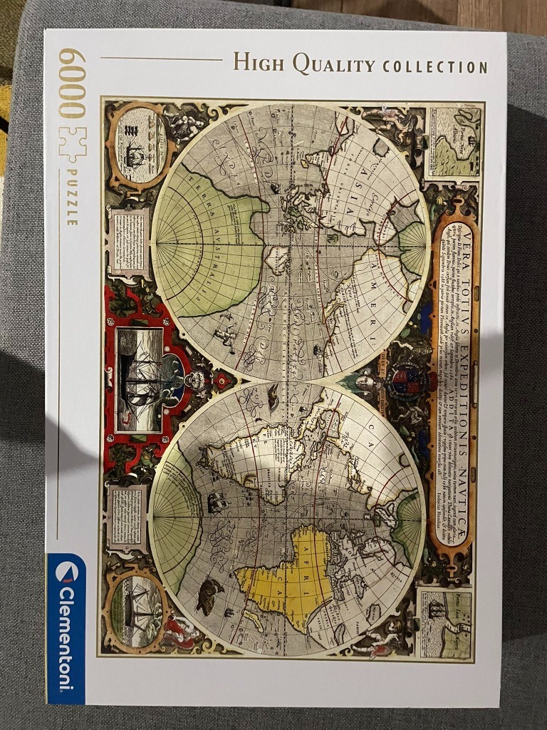 Puzzle 6000 el. Antyczna mapa Clementoni | Białystok | Kup teraz na ...
