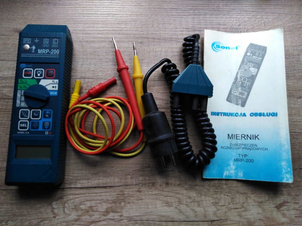 SONEL MRP-200 miernik zabezpieczeń RCD i R pętli | Baranów | Kup teraz ...