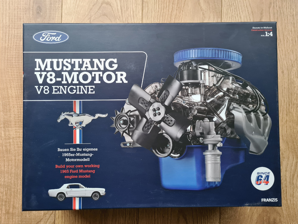 Kit Modello Motore V8 Funzionante MOC Da Costruzione - 931 Pezzi, Con Movimento, Per Adulti E Ragazzi Dai 14 Anni