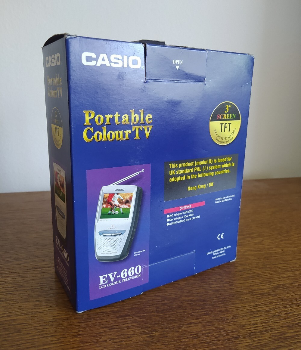 Tv Casio EV660 BOX, Idealny! wejście AV Krosno Licytacja na