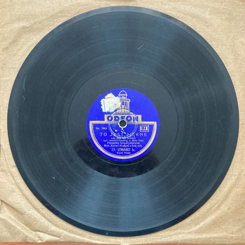 Odeon Pijmy Bracia H. Steiner/R. Koppel 78 rpm Sanok Kup teraz na Allegro Lokalnie