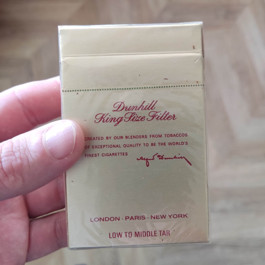 Kolekcjonerskie papierosy DUNHILL pewex prl Żary Kup teraz na