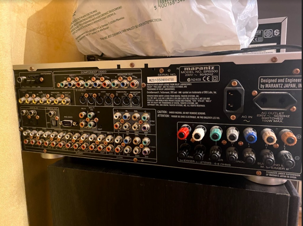 Marantz SR5500, Marantz DV6500, Kolumny Stereo Mor Ząbki Kup teraz